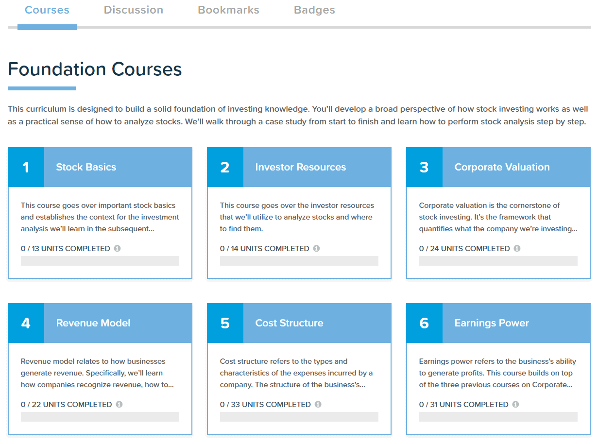 Lumovest foundation courses
