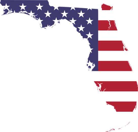 map outline of Florida