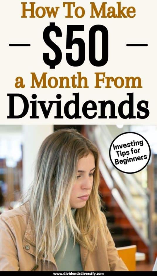 how to profit from $50 a month in dividends
