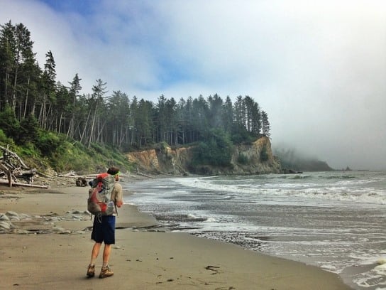 the Washington state coastline