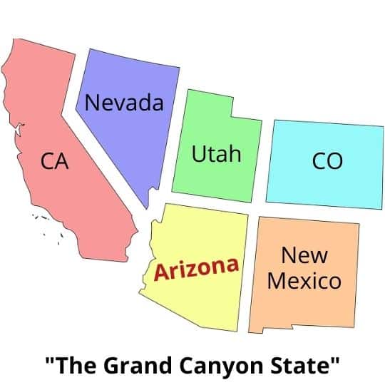 "The Grand Canyon State"