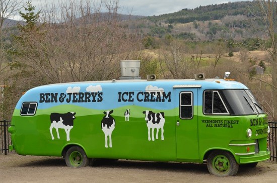 Ben & Jerry's ice cream truck