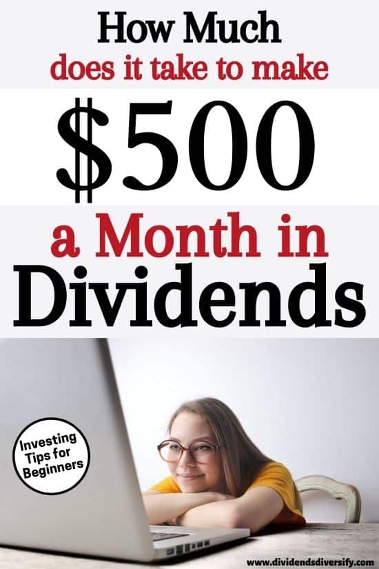 making 500 a month in dividends