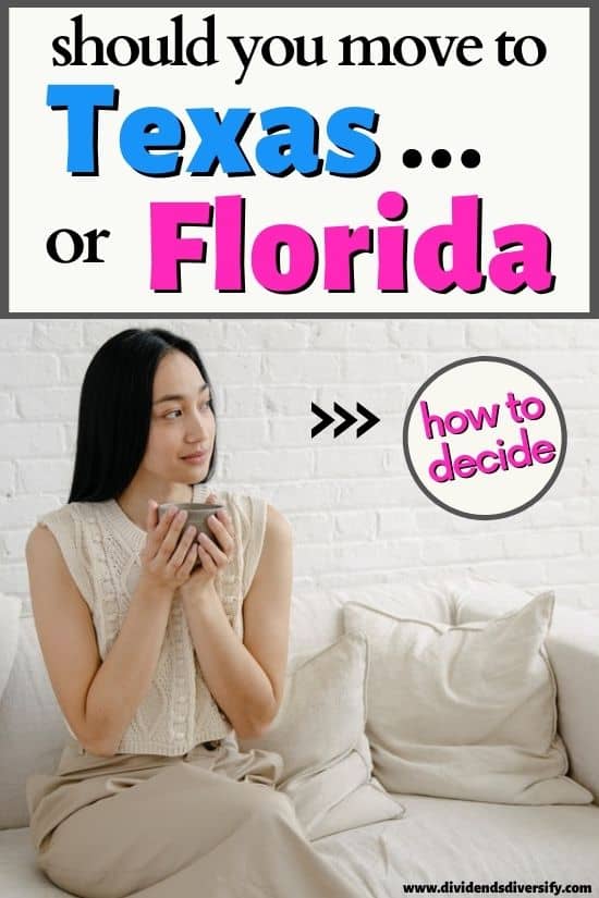 pros and cons of living in Texas vs Florida