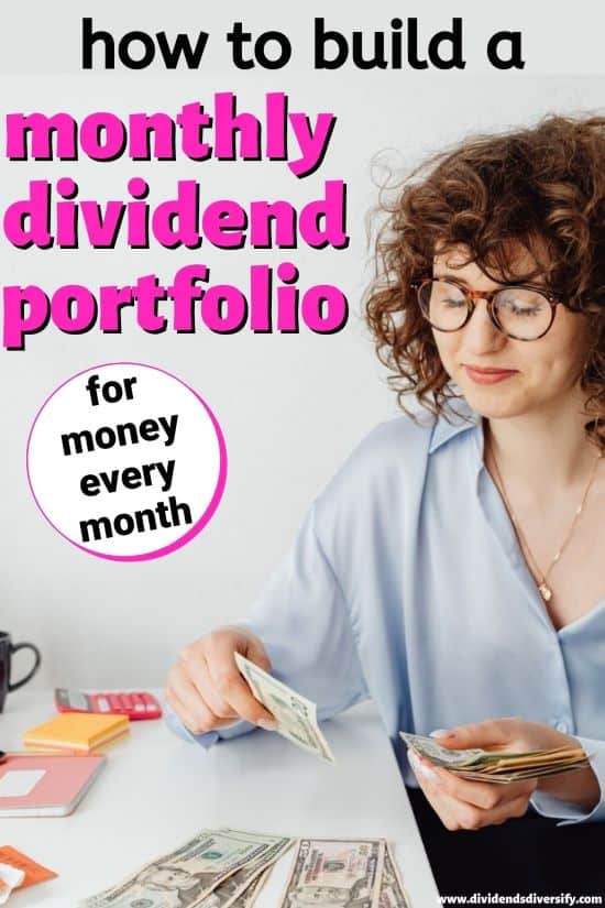 counting cash from monthly dividend stocks
