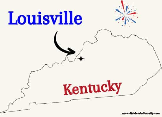 map Louisville KY