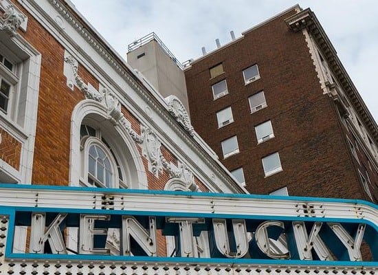 Kentucky Theatre sign-best places to live