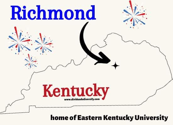 pros cons living in Richmond on Kentucky map