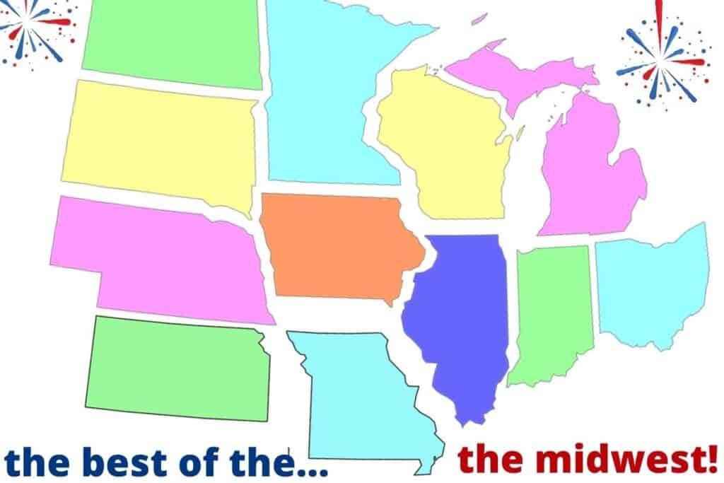 best midwest states to live in on map