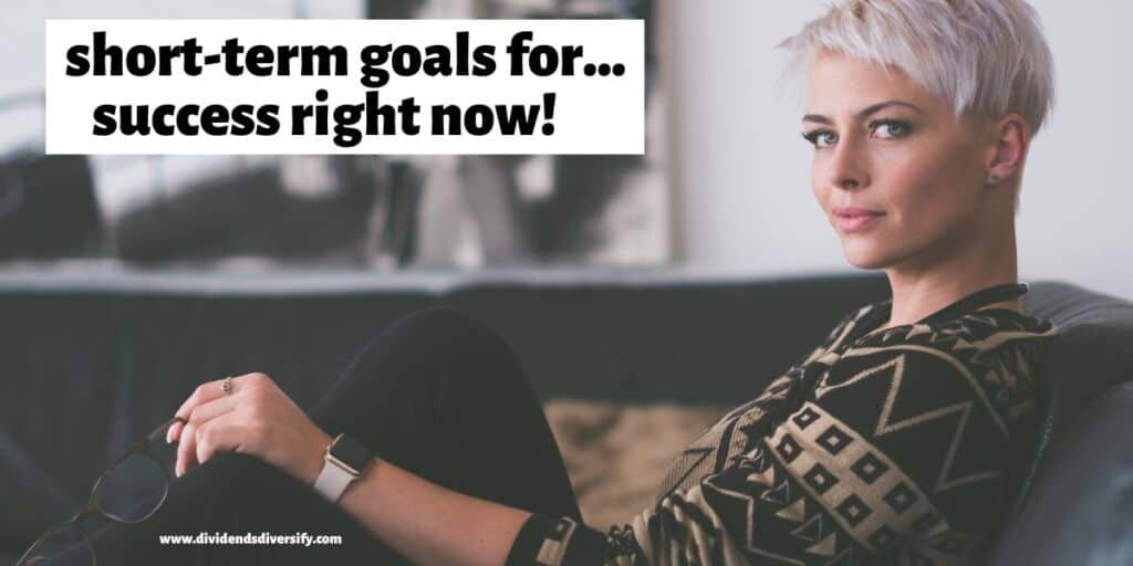 successful woman achieving her short-term goals