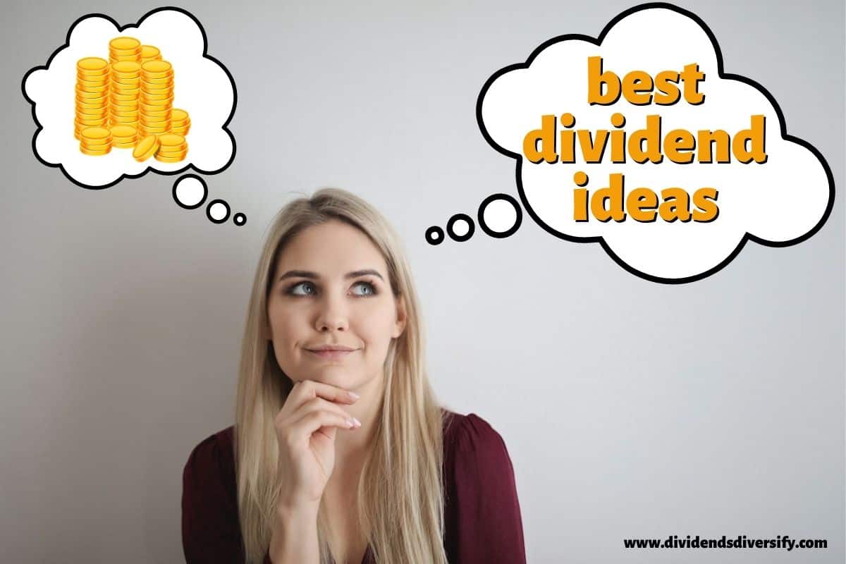 young lady having dividend ideas
