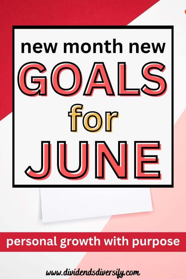 goals for June pinnable image