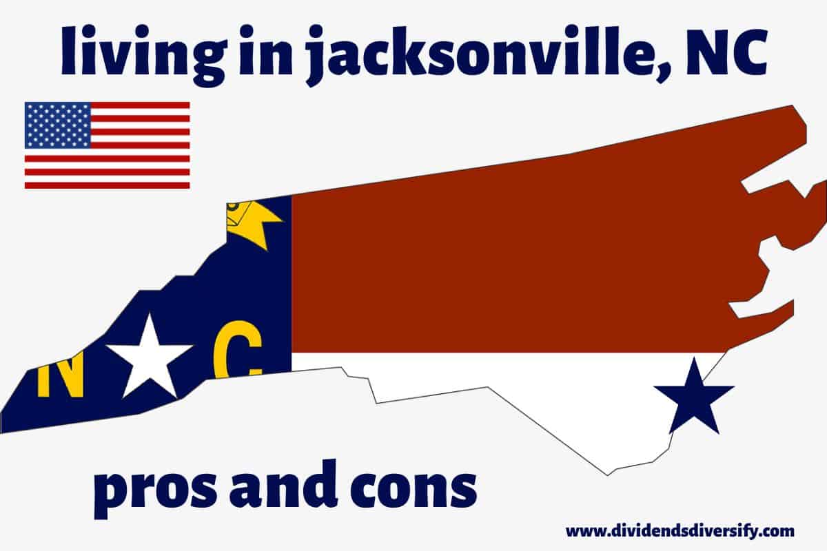 living in Jacksonville, NC state map