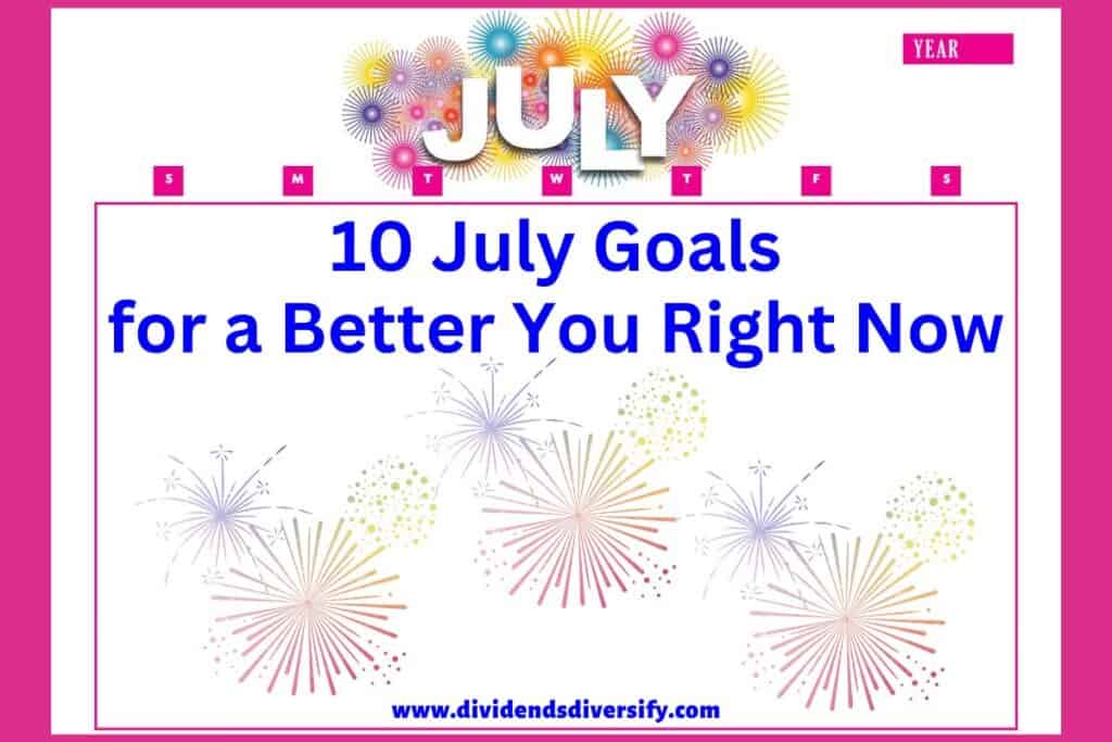 Image indicating 10 July goals on calendar