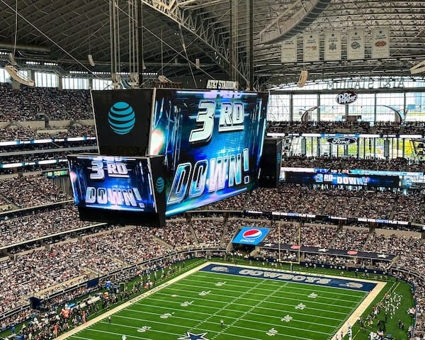 Texas home of the Dallas Cowboys stadium