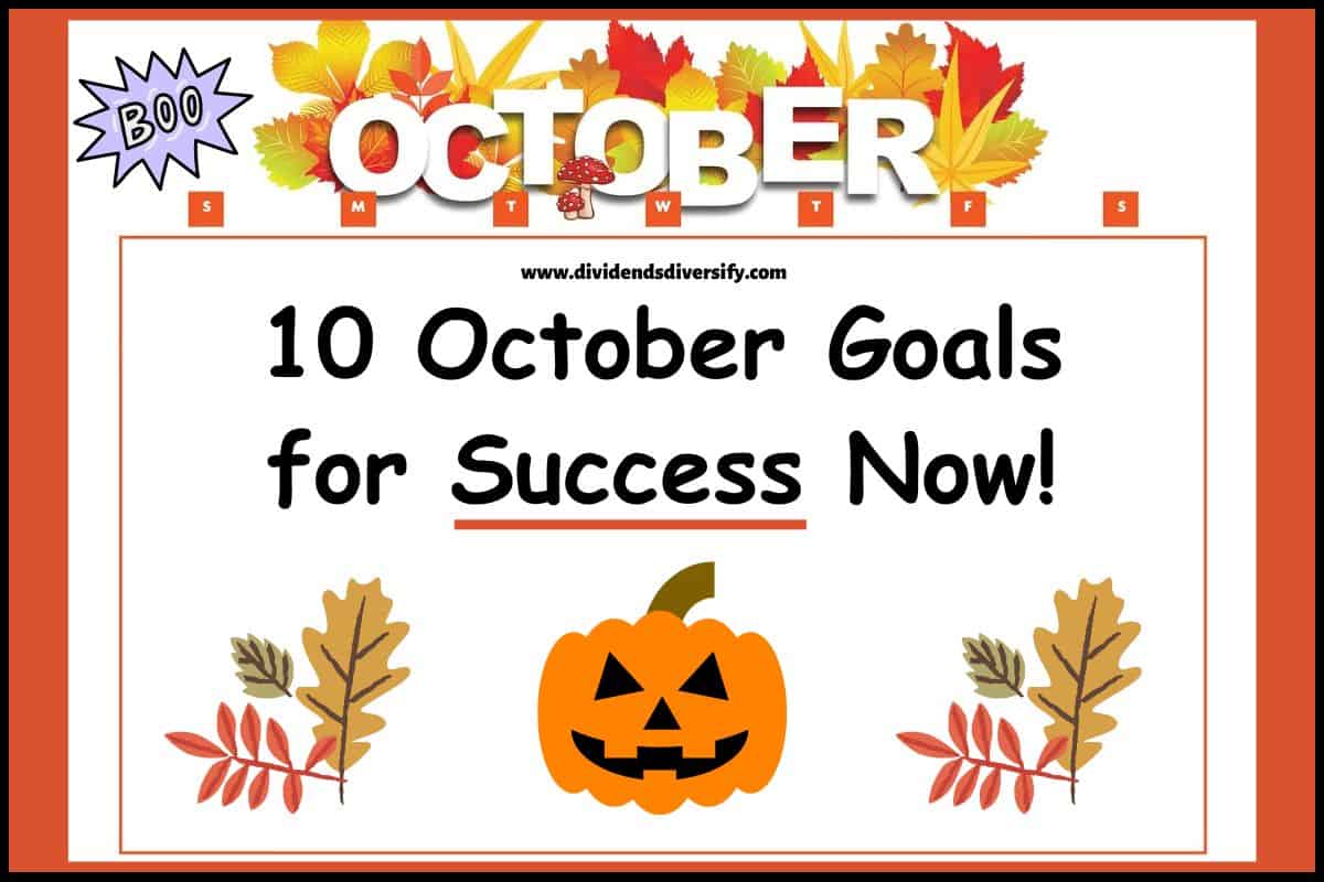 calendar for month of October goals
