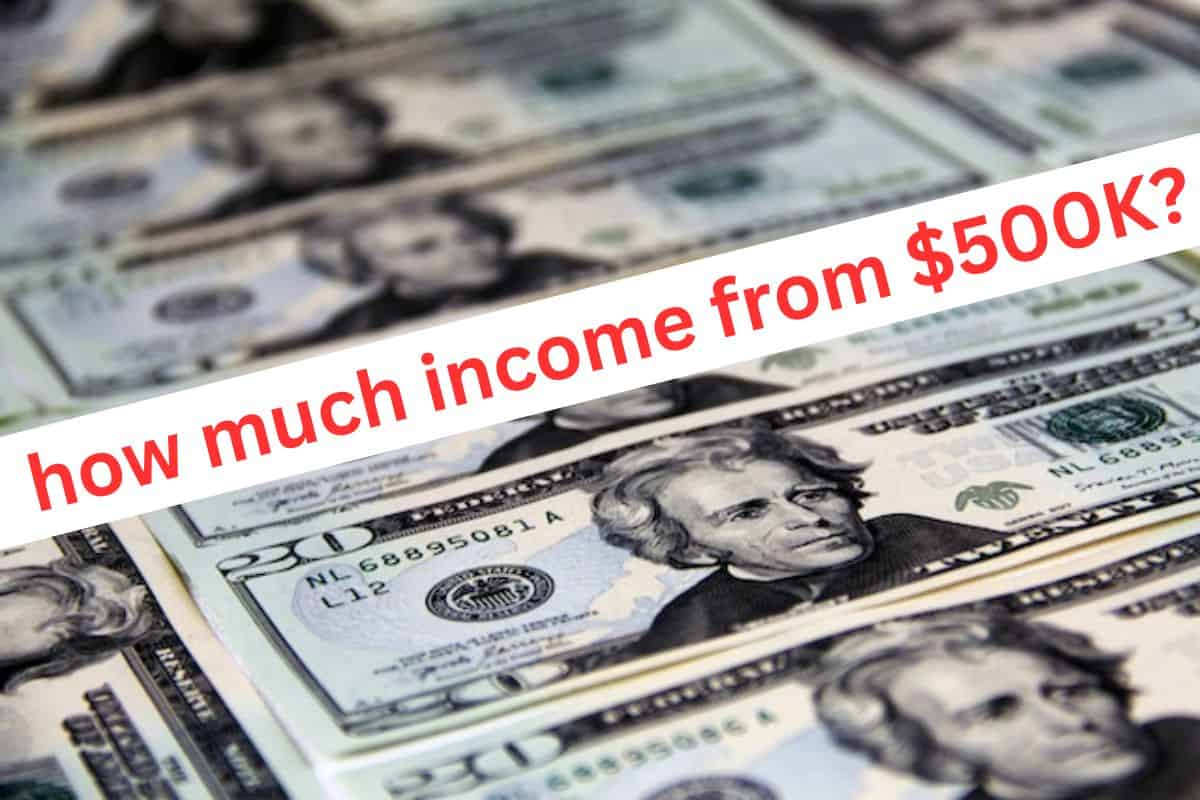 banner image stating how much income from $500K