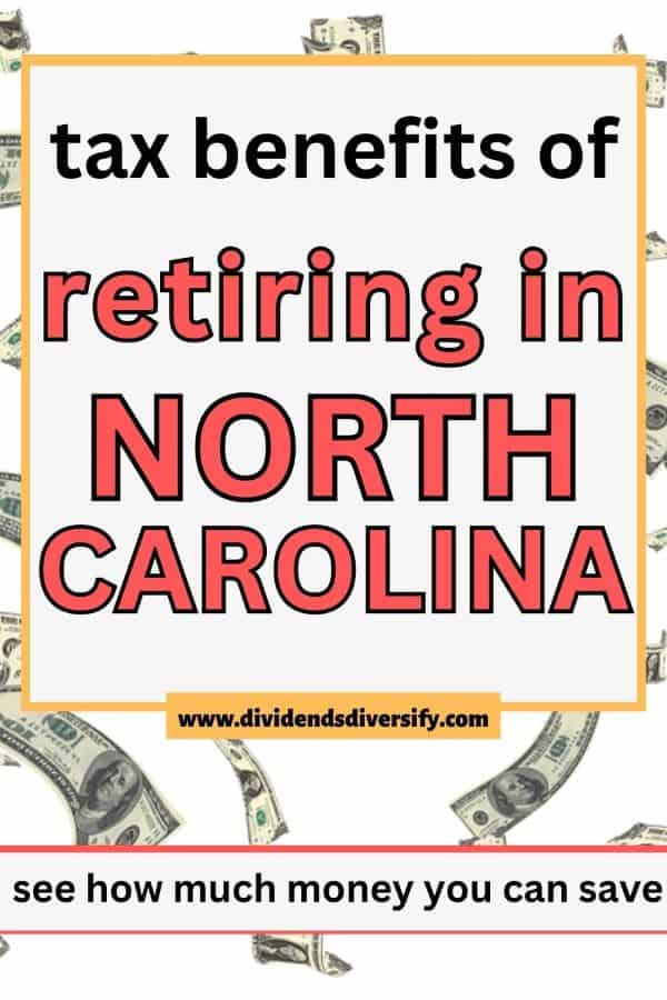 pinnable image about North Carolina retirement taxes