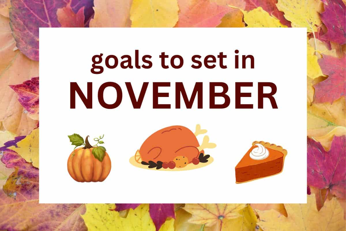 autumnal banner image indicating November goals