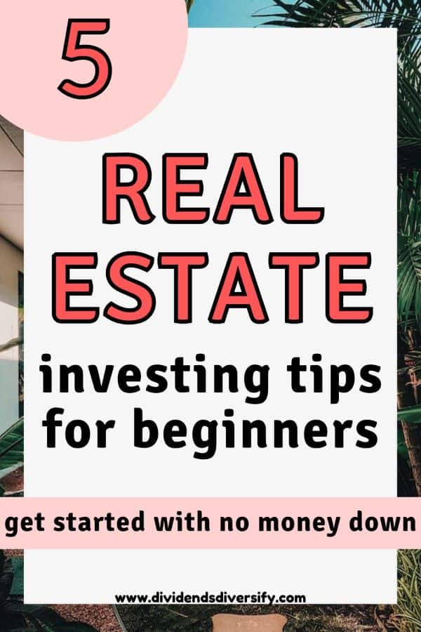 Pinterest image: real estate tips for beginners