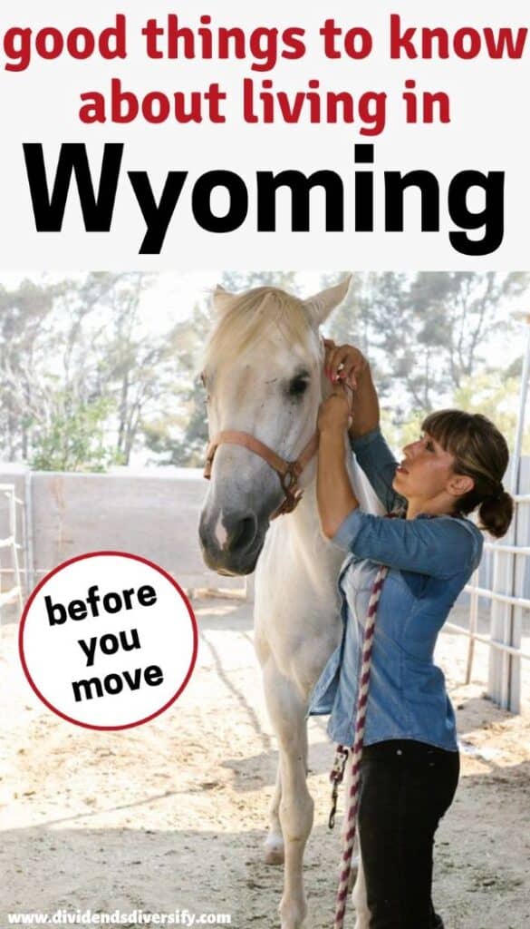 Pinterest image: living in Wyoming