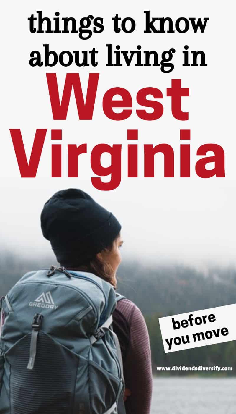 Pinterest image: living in West Virginia