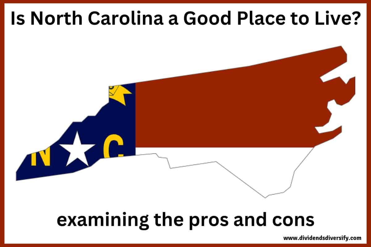 NC state map with post title: Is North Carolina a good place to live?