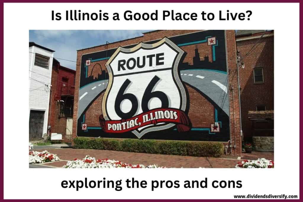 Route 66 mural in Pontiac, IL