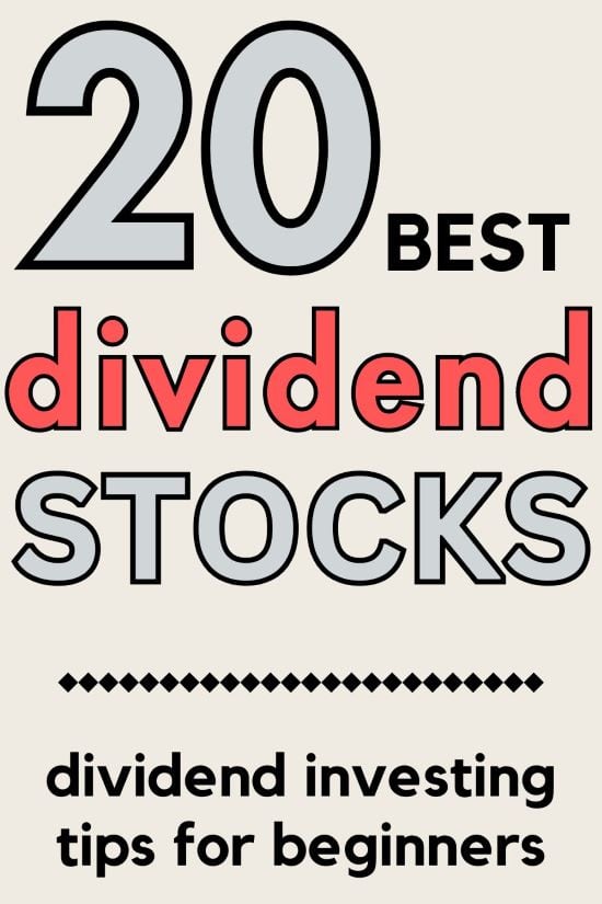 Pinterest image: dividend stock investing tips for beginners