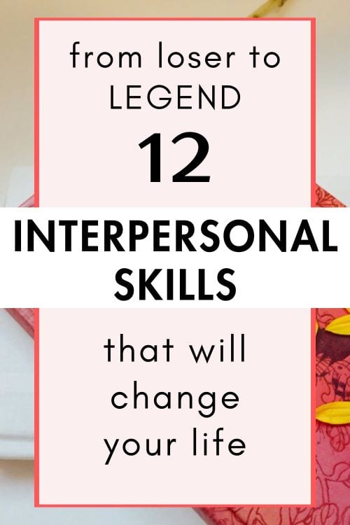 Pinterest image: 12 interpersonal skills that will change your life
